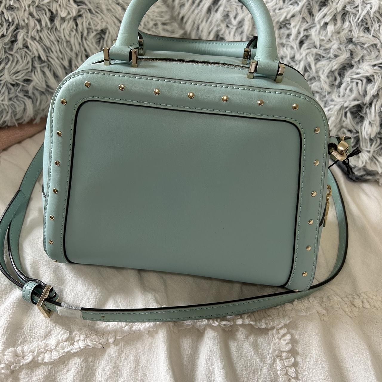 Tiffany Blue Kate Spade Purse - Big purse with lots - Depop