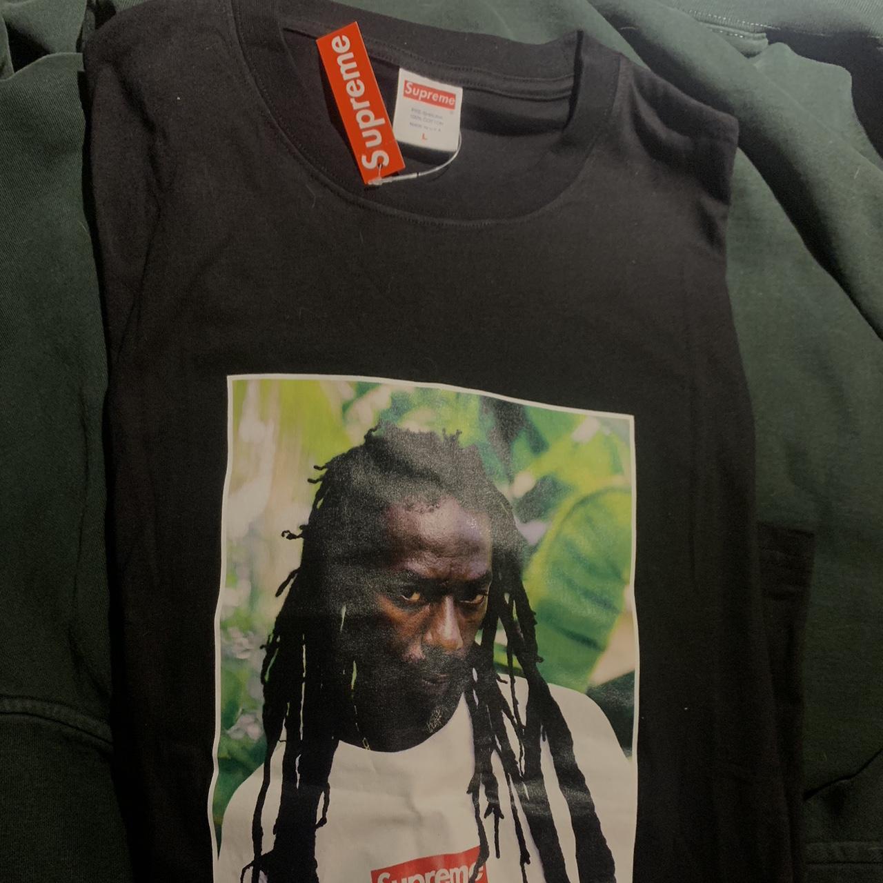 予約 Supreme Buju Banton Tee Black | www.barkat.tv