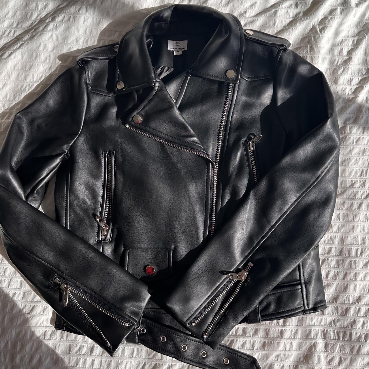 Princess Polly Women's Faux leather Jacket Black M – Princess