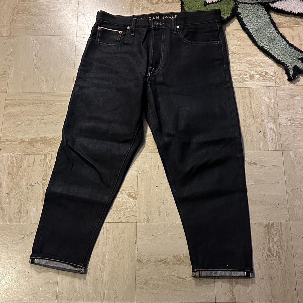 American Eagle Outfitters Men's Navy Jeans | Depop