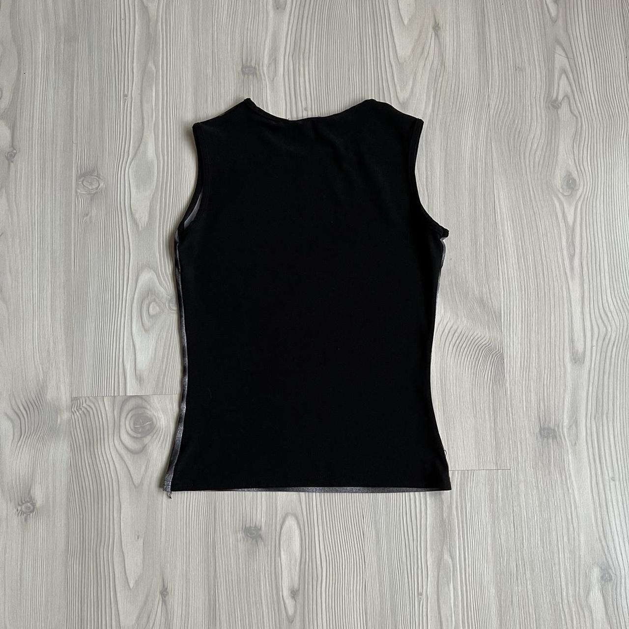 New Look Women's Black and White Shirt (2)