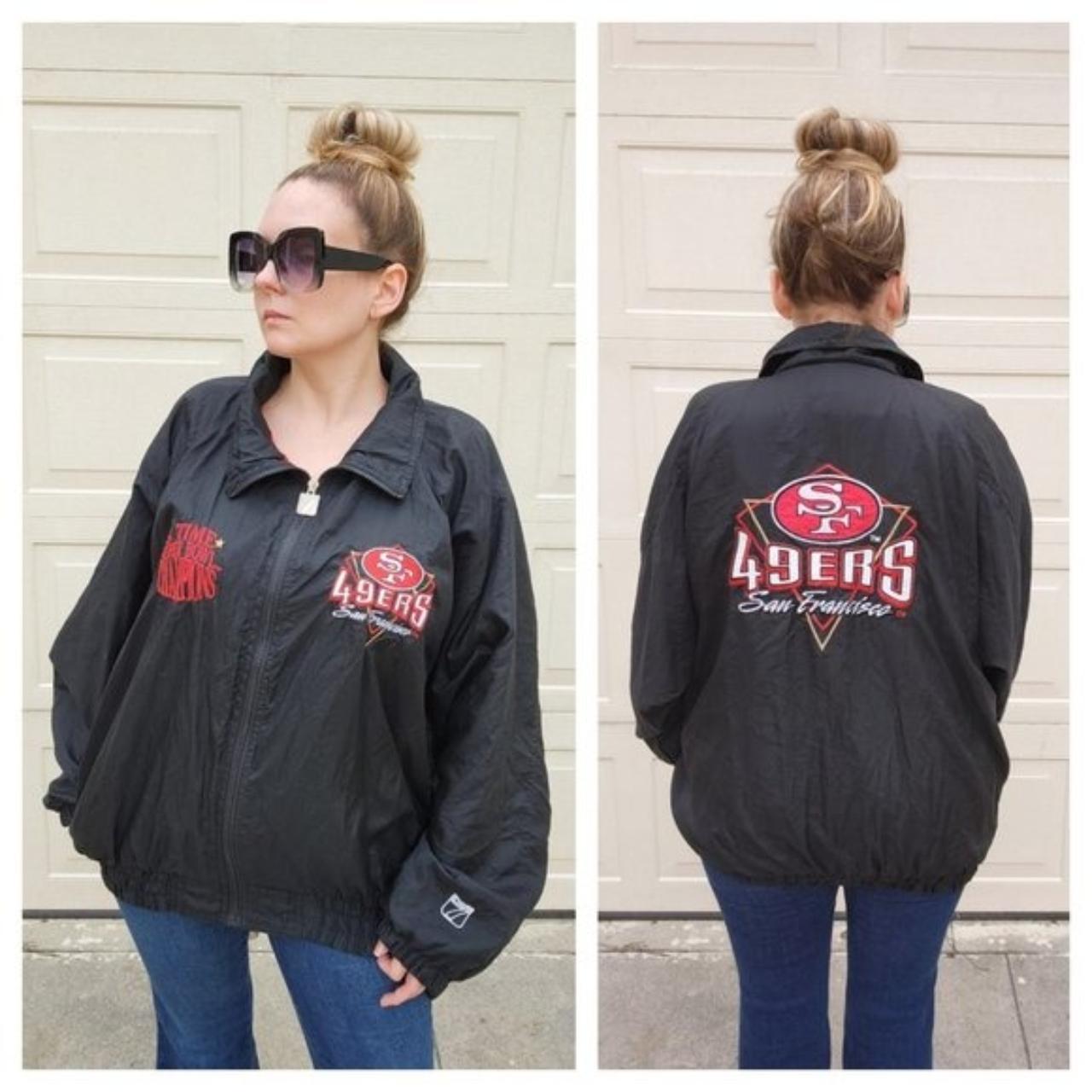 Vintage 49ers Jacket Logo 7 San Francisco 49ers - Depop