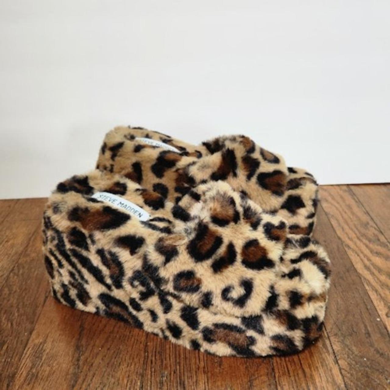 steve madden fur slippers