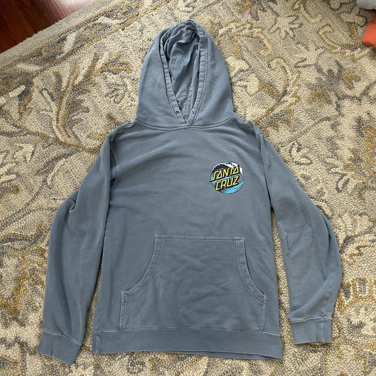 Santa Cruz Hoodie size M, tag was cut off but fits... - Depop