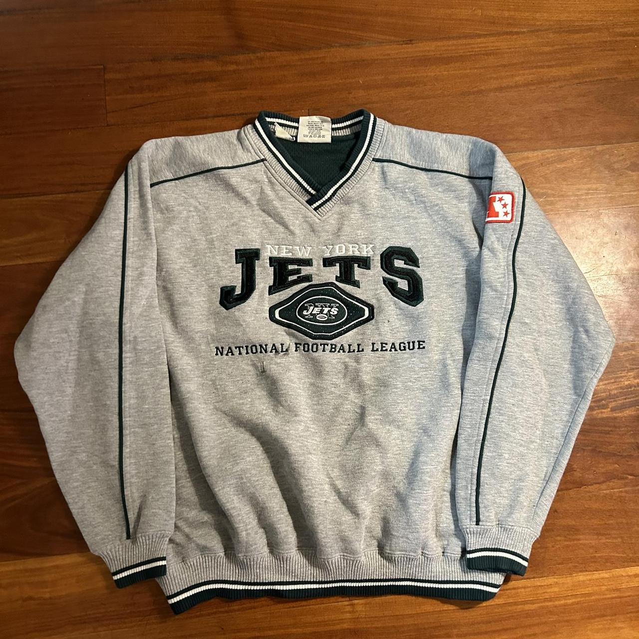90s Jets Crewneck Details Vintage New York Jets... Depop