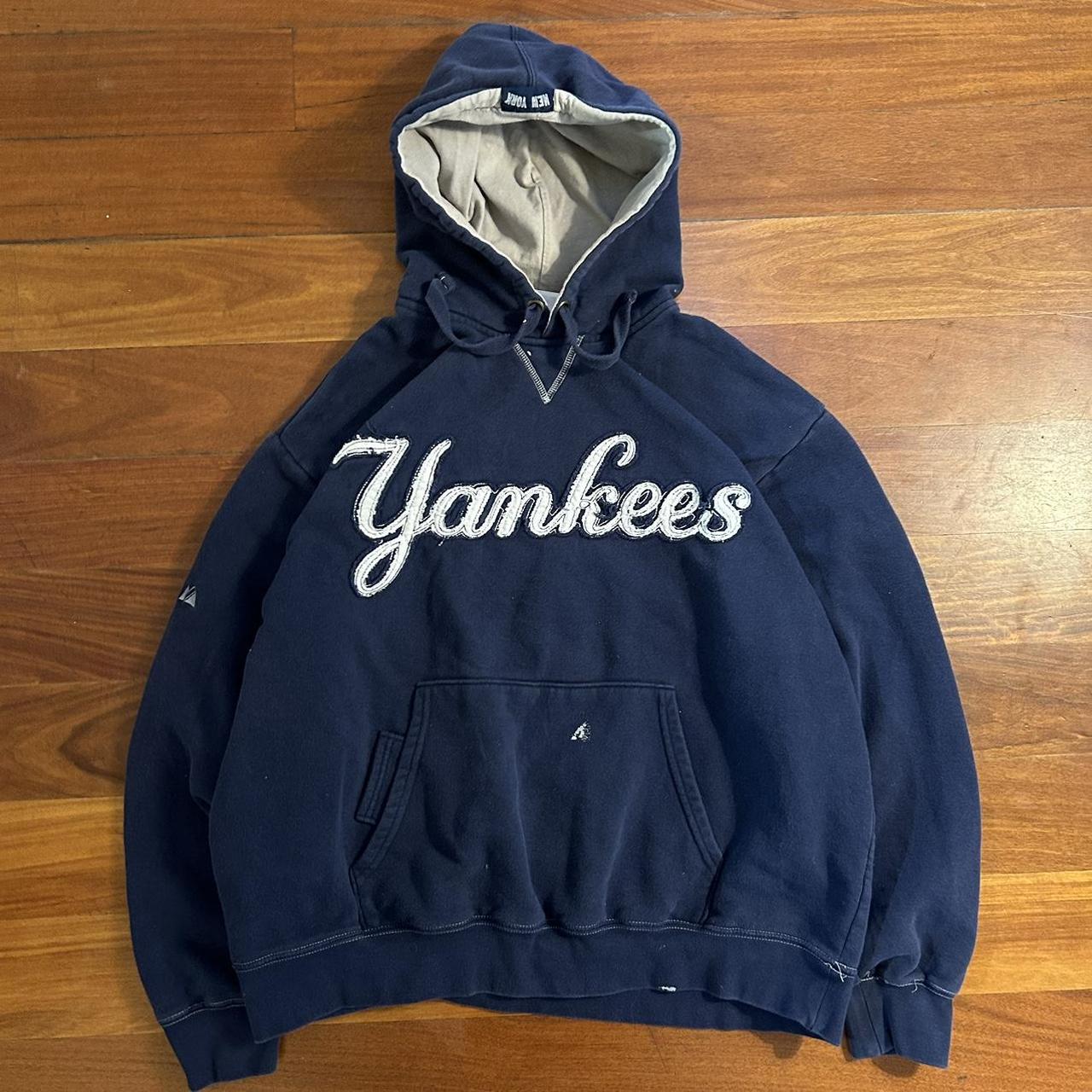 Vintage Yankees Hoodie Details - VTG 00s New York... - Depop