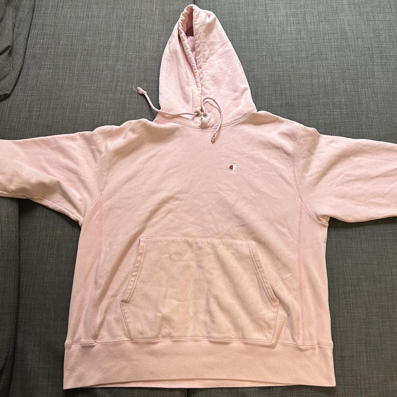 Champion light cheap pink hoodie