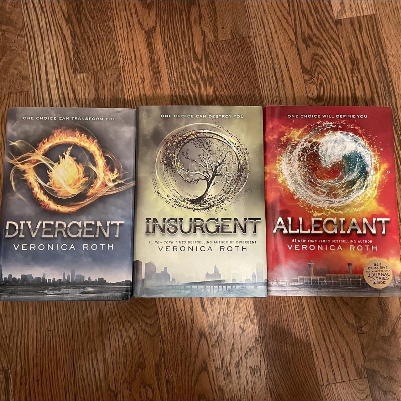 The Divergent Trilogy ~ •Divergent trilogy in... - Depop