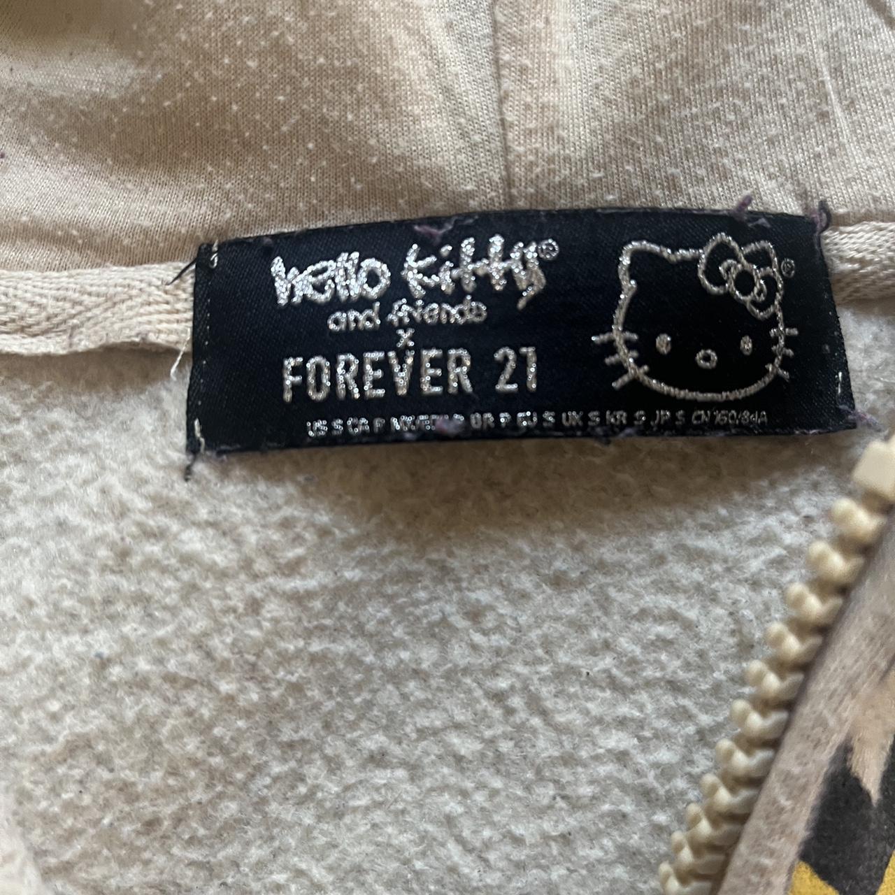 Sanrio Hello Kitty x Forever 21 collab zip up hoodie... Depop