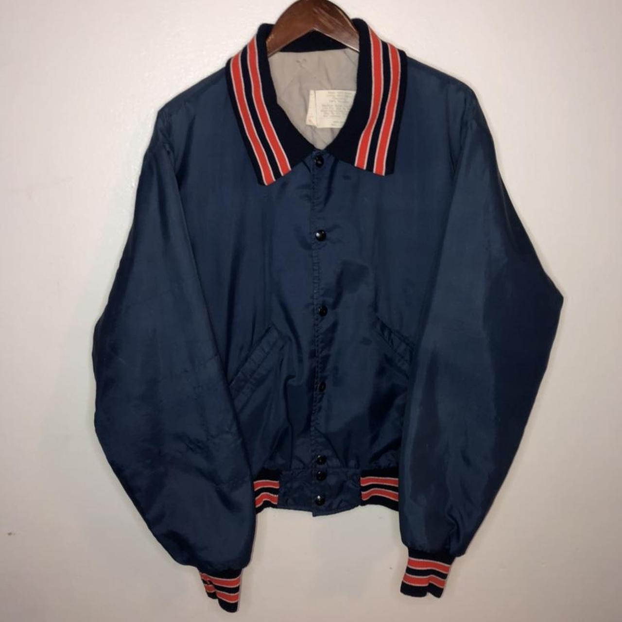 vintage 80’s varsity bomber jacket •size:... - Depop