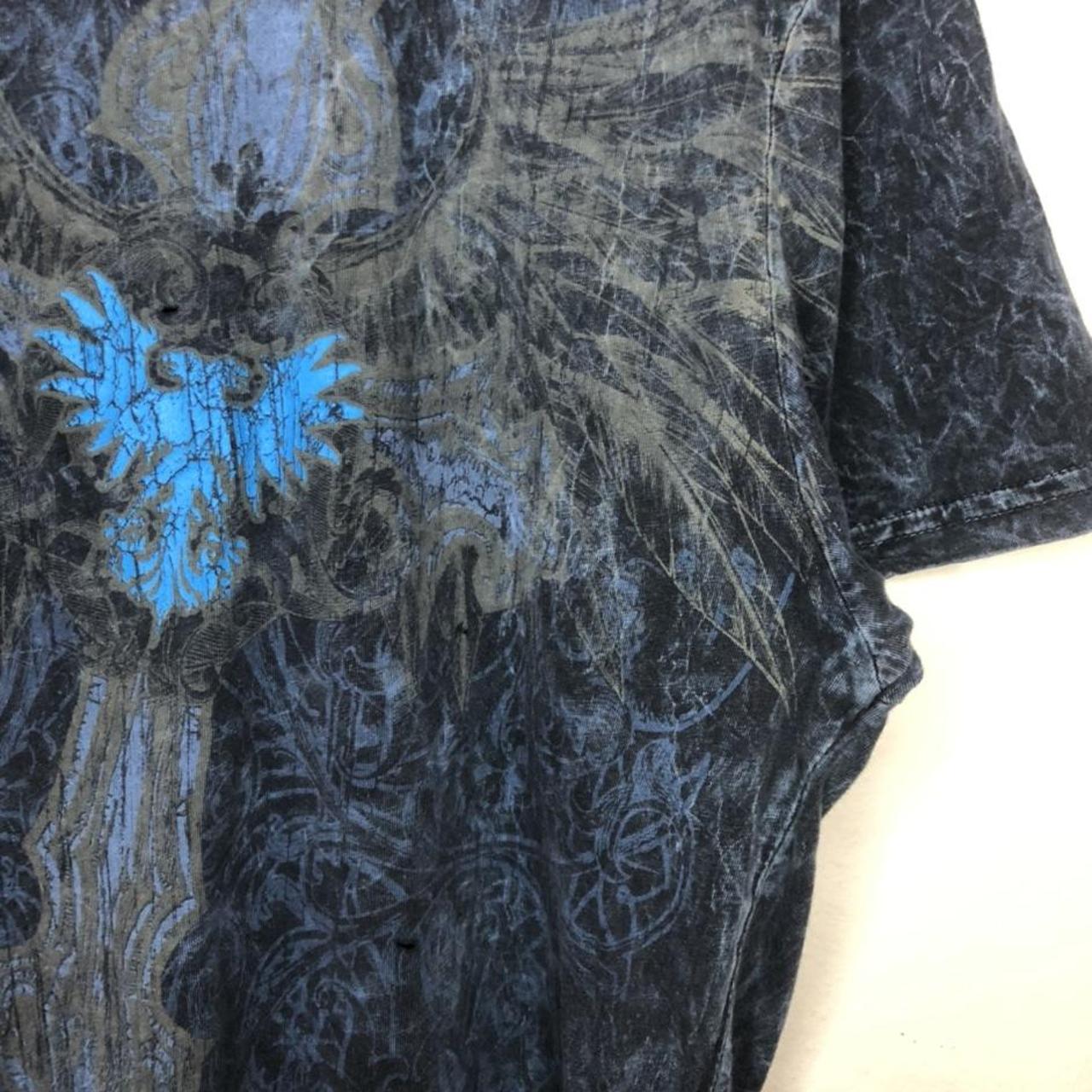 Hybrid Apparel Men's Navy and Blue T-shirt (3)