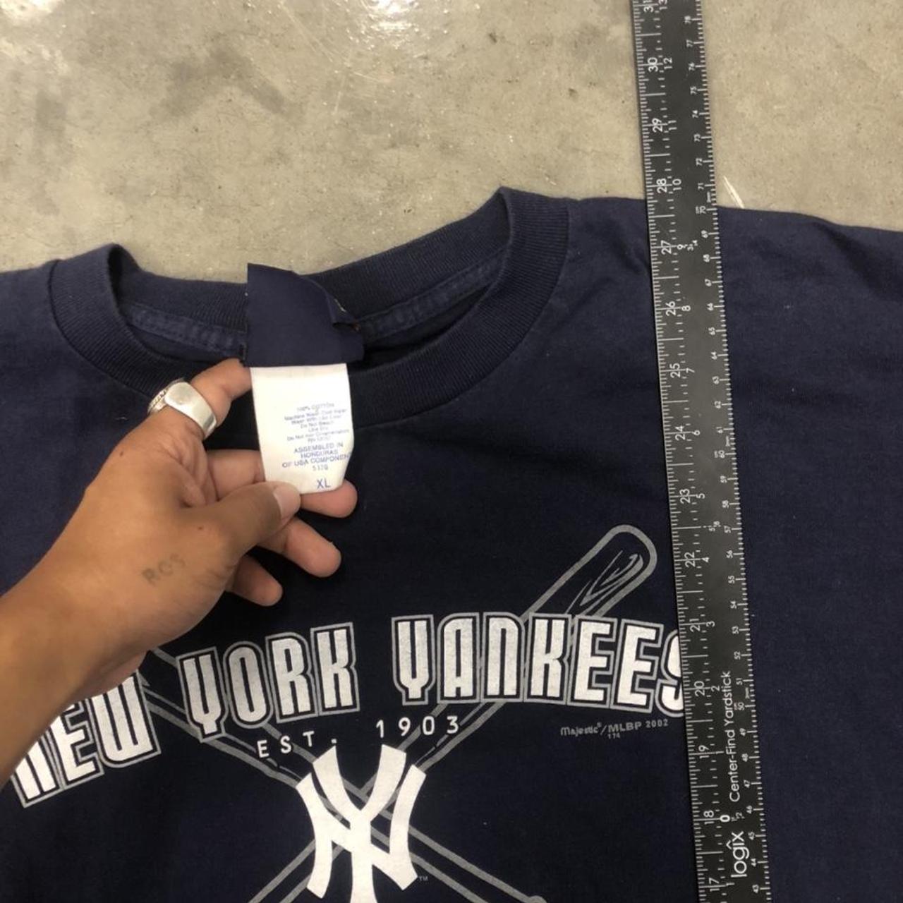 Vintage Early 2000s New York Yankees jersey Y2k - Depop