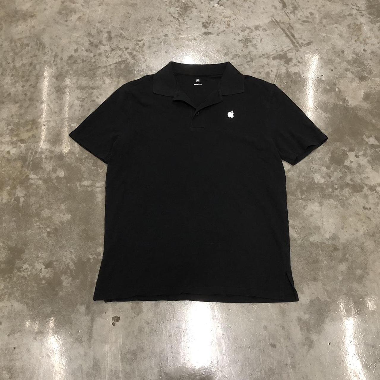 Apple logo polo shirt size M condition Depop