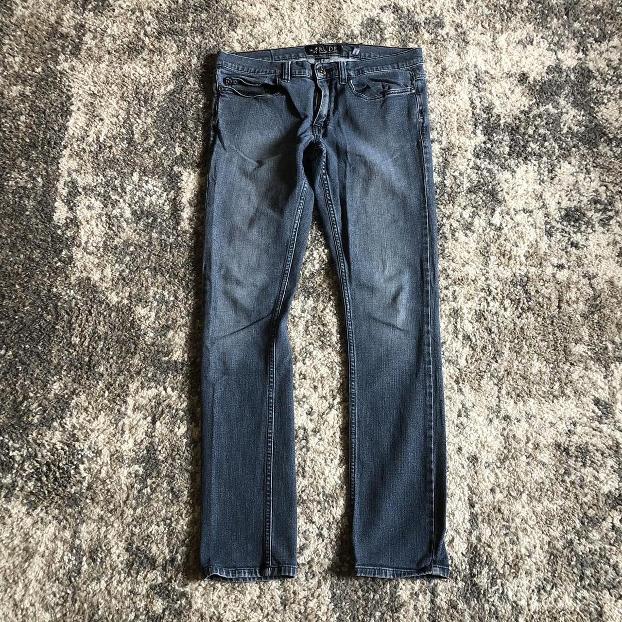 vintage early 2000’s style grunge emo XXX Rude jeans...