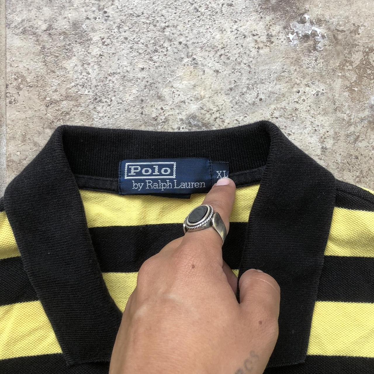 Striped Polo Black And Yellow Ralph Lauren Shirt Polo Ralph Lauren
