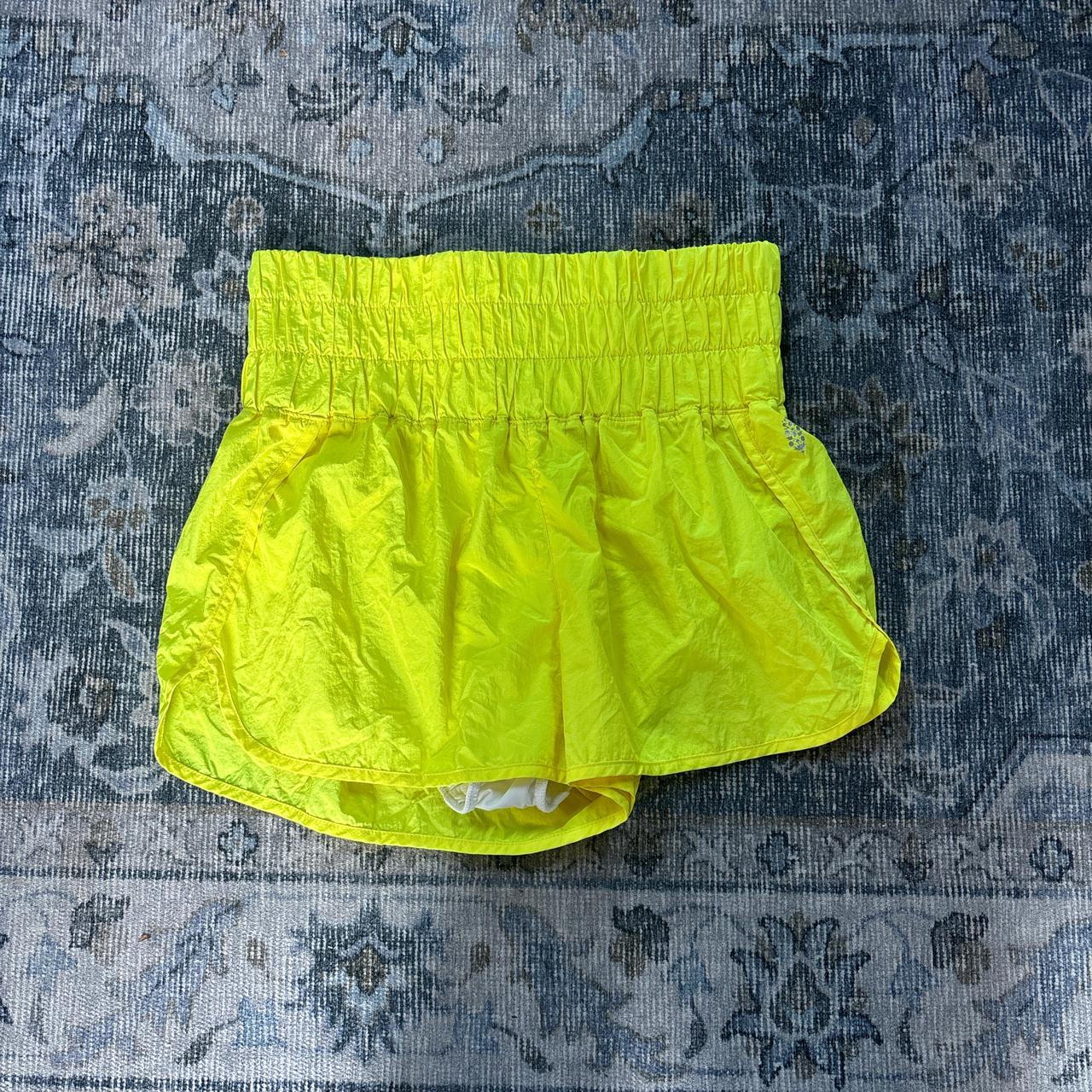 FP Movement Women's Shorts - Yellow - L – Free Pe… - image 2