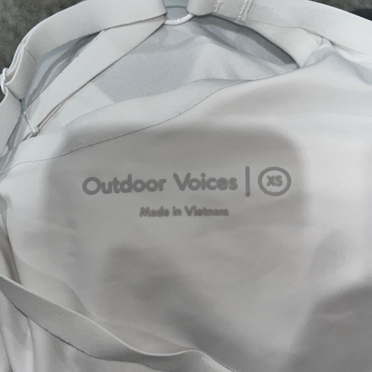 white outdoor voices exercise dress ***has been