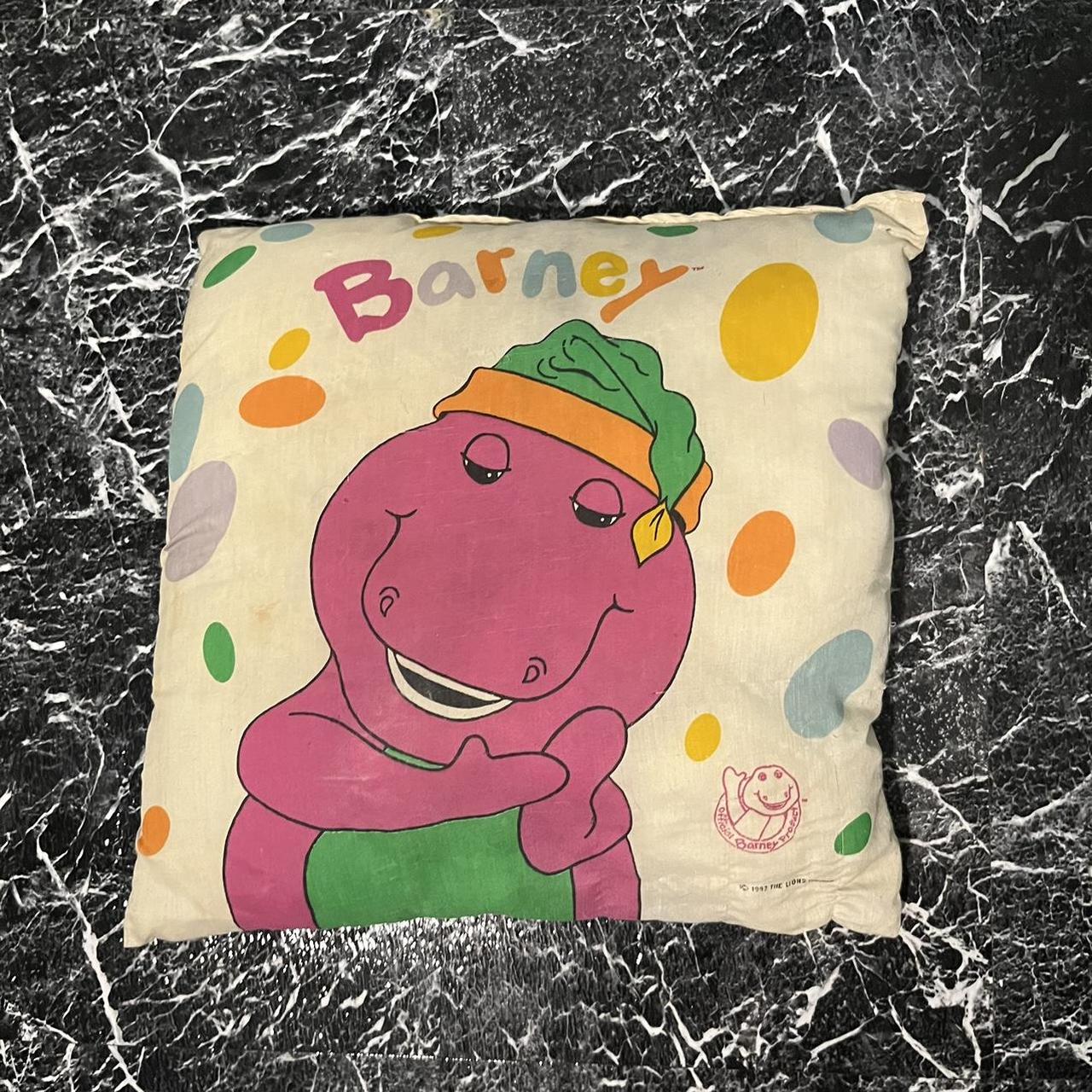 Vintage 1992 Barney Pillow #barney #vintGe... - Depop