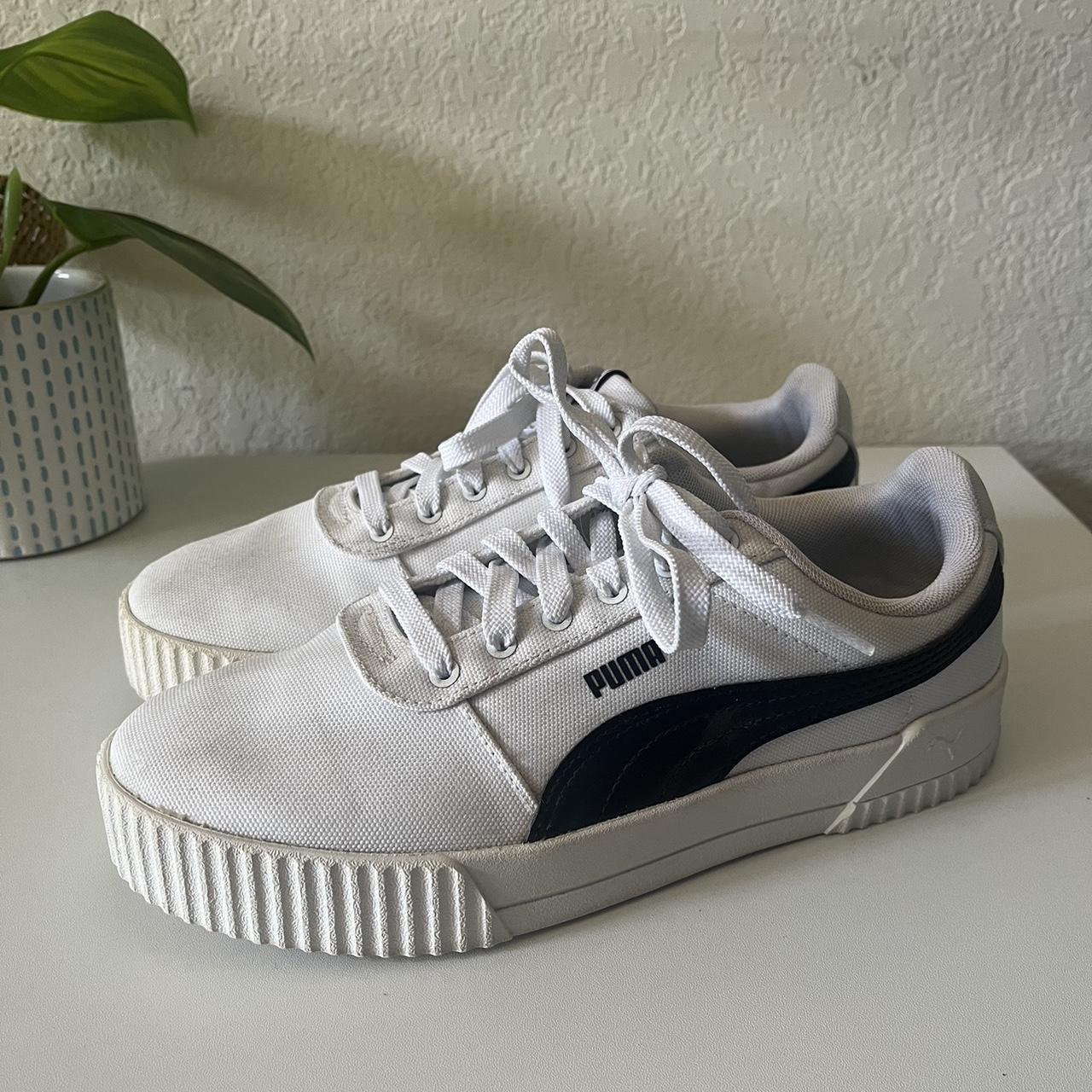 Puma platform canvas best sale