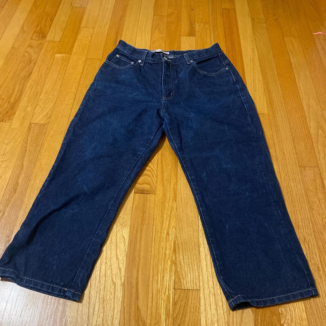 Faded Glory Women's Capri Jeans Navy/Blue 12 – Vintage blue