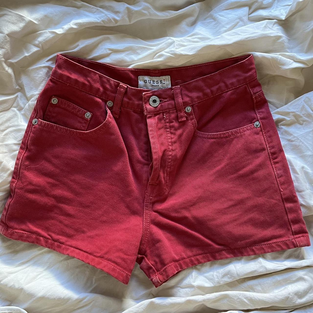 Women's Red Shorts Depop