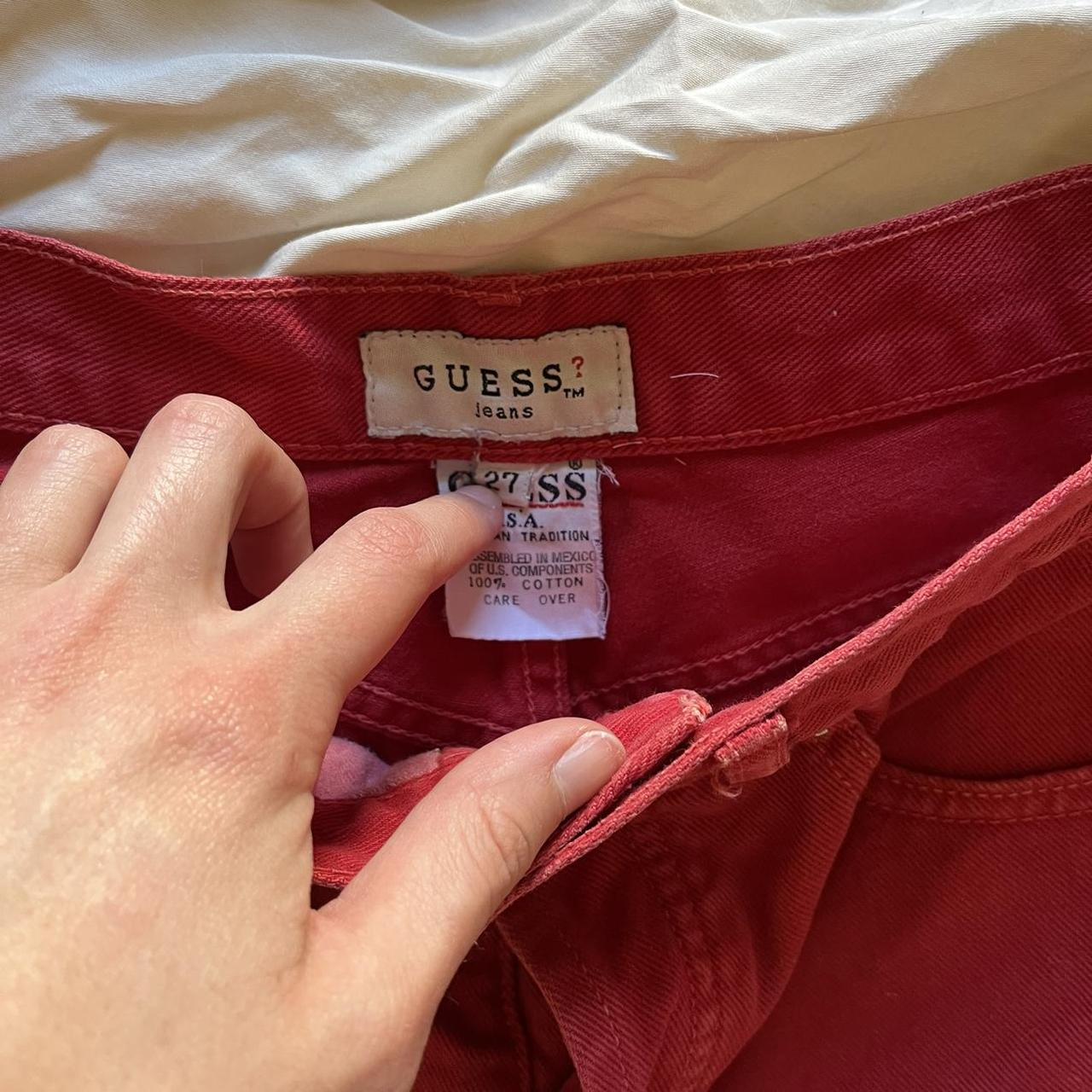 Women's Red Shorts Depop