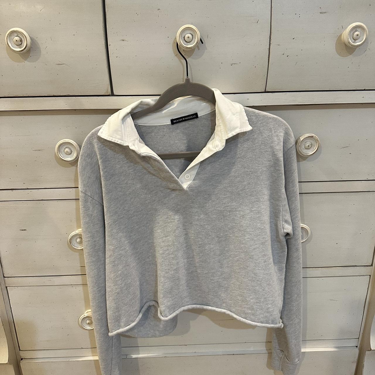 Brandy Melville collard pullover Depop