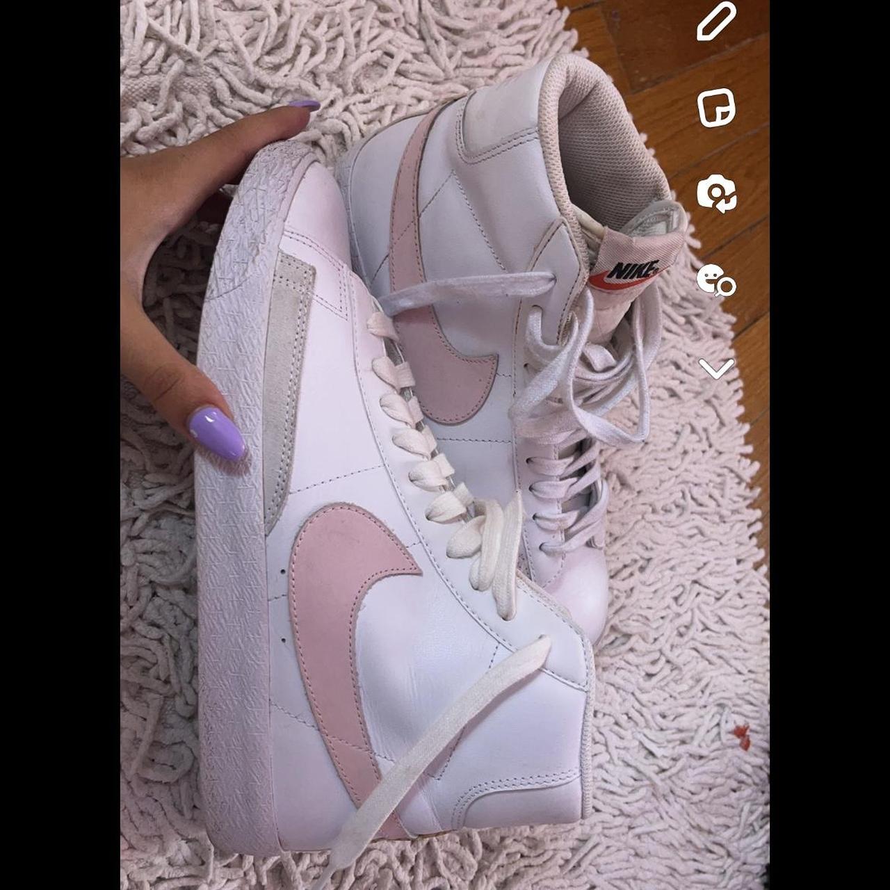 womens pink nike blazers