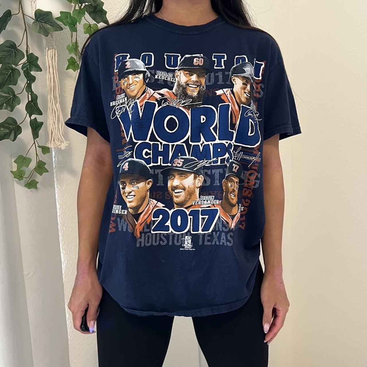 Houston Astros 2017 world series 3/4 sleeve shirt. - Depop