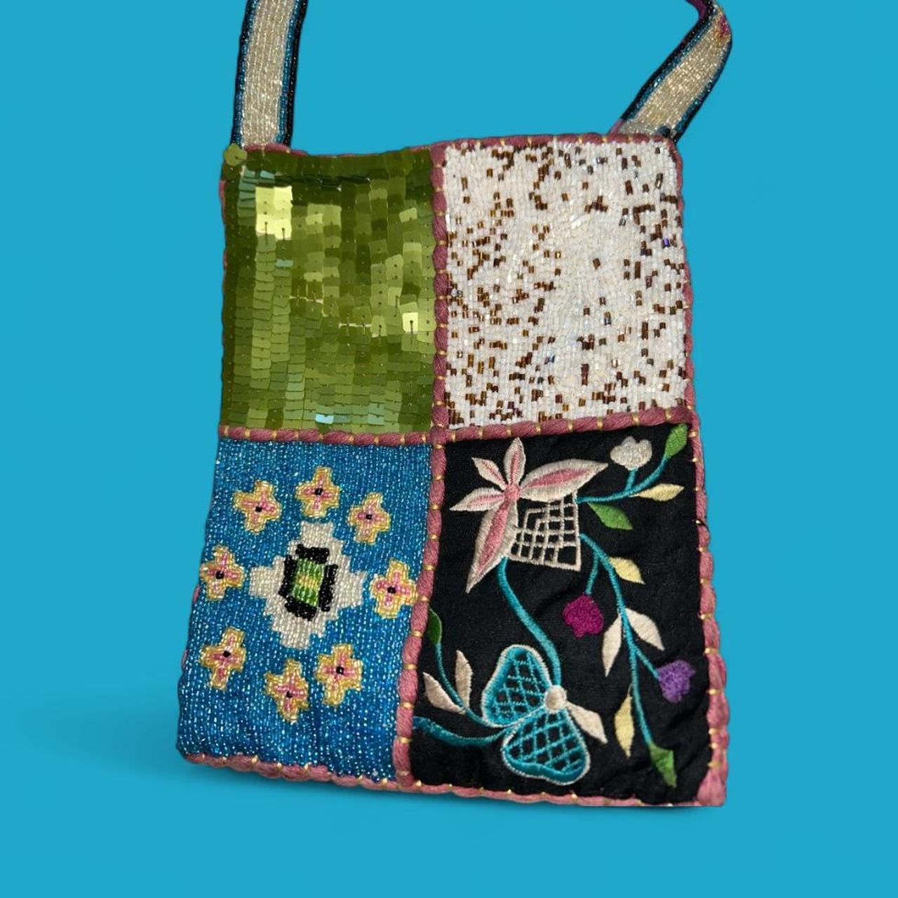 Women's Bag - Multi – Unique patchwork sequin bag… - image 2