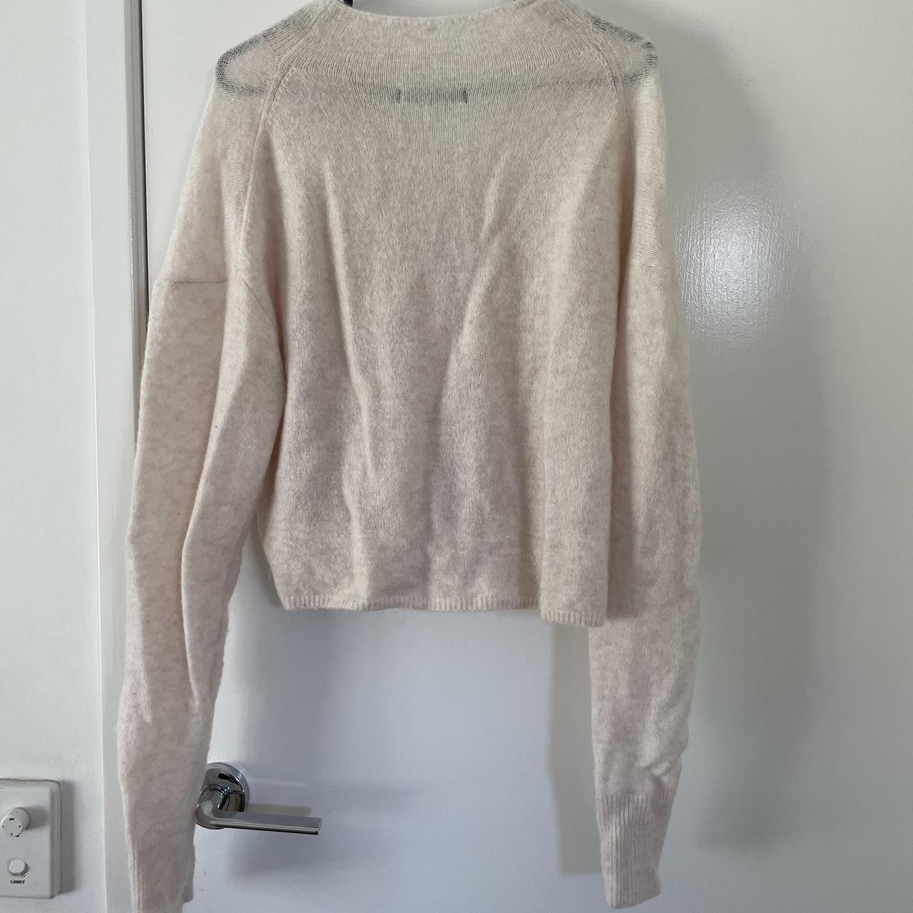 Portmans Lightweight Pastel Pink Knit Cardigan Size... - Depop