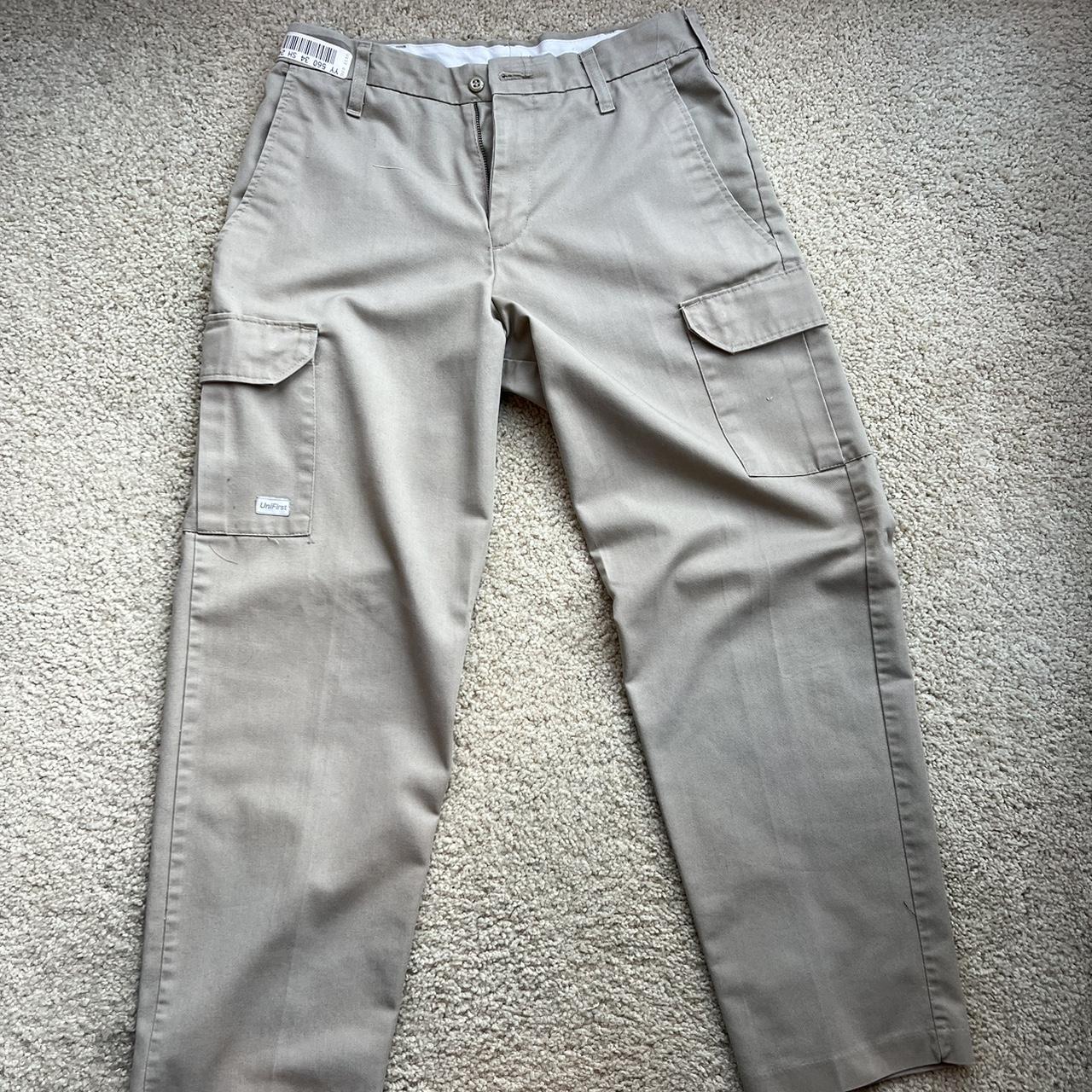 Khaki Softwill Cargo Pants Size 30x30 - Depop