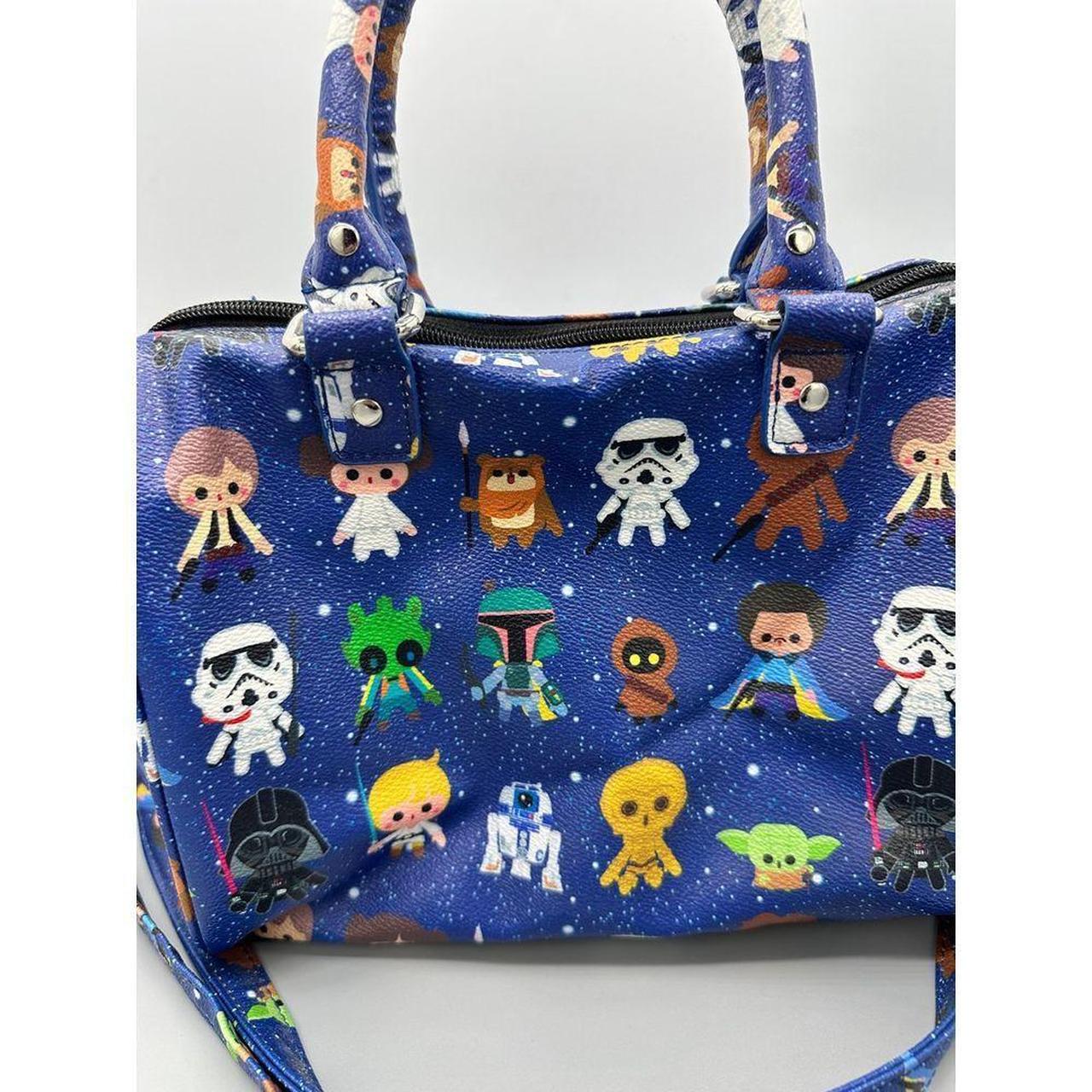 Loungefly Disney Star Wars Tattoo Faux Leather Tote Bag Purse Multicolor retailer