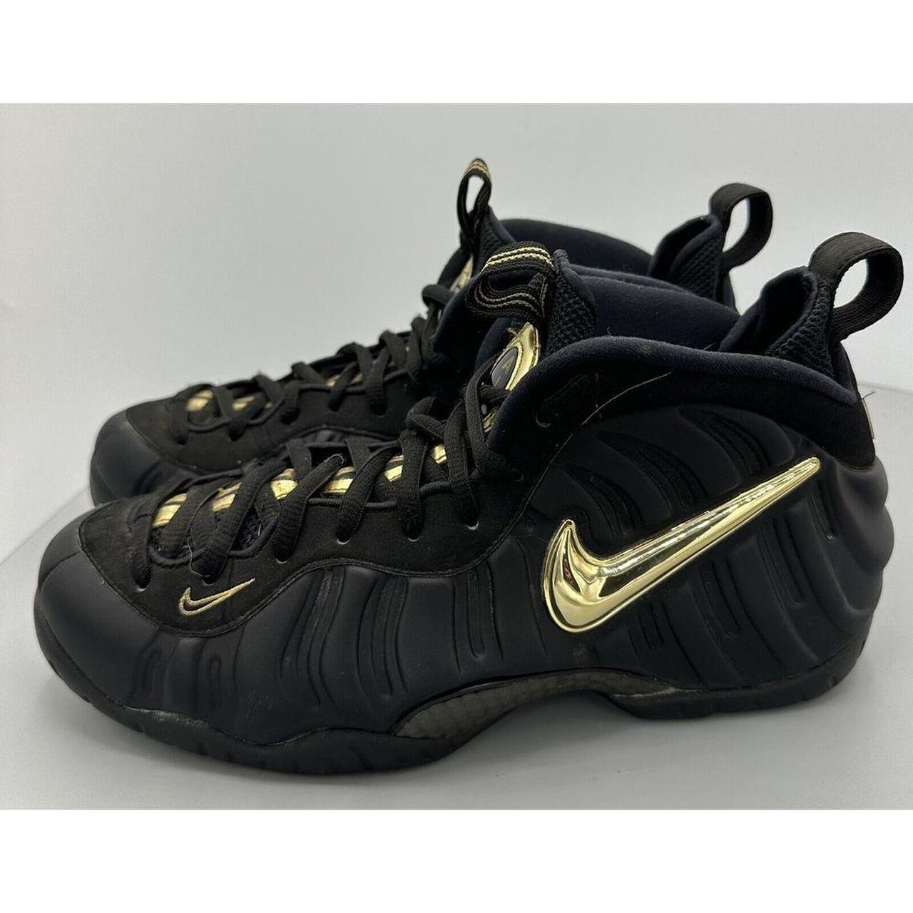 2018 Nike Air Foamposite Pro Black Metallic Gold Depop