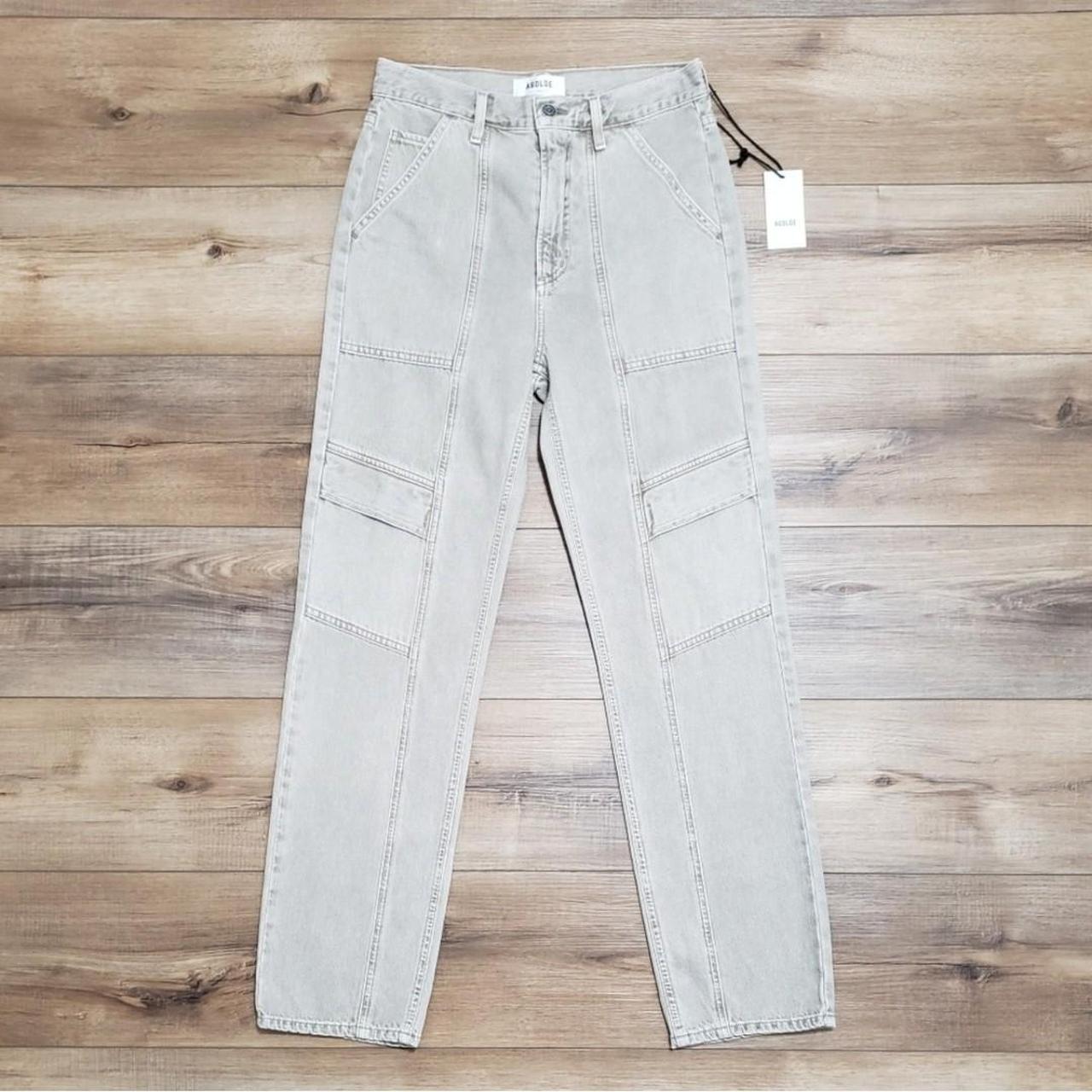 Agolde Cooper Cargo High Rise Straight Leg Denim Depop