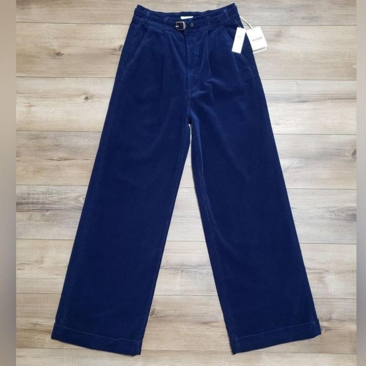 Mother The Big League Prep Cuff Heel Wide Leg Pants...