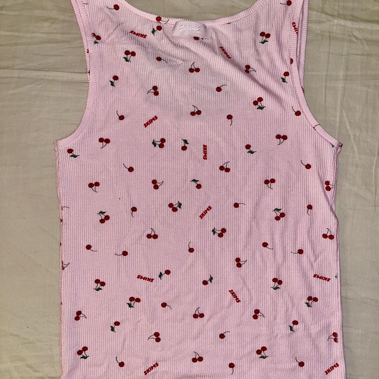 SOFT LOUNGE TANK  CHERRY BLOSSOM PRINT