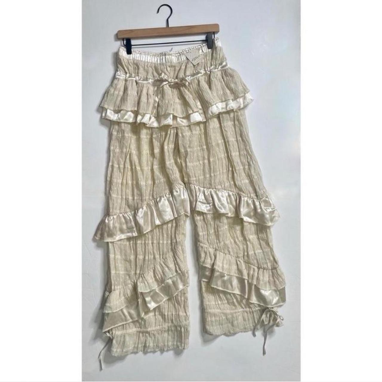 Free People Belle Ruffle pants tags still on.... | Depop