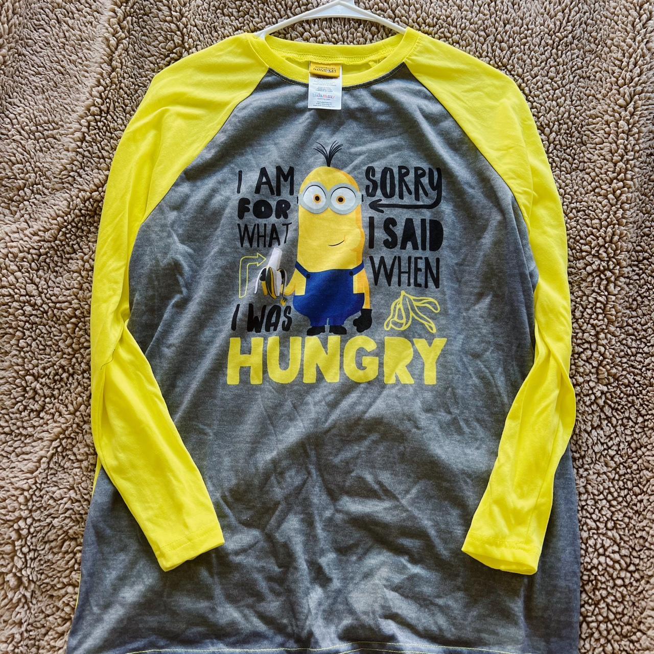 minion pajama shirt ♡ Size: adult medium Depop