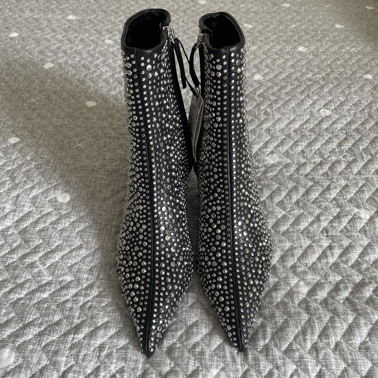 Zara ankle boots with hot sale studs