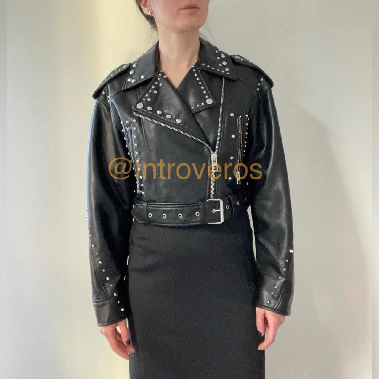 【ZARA】CROOPED VINTAGE LEATHER JACKET ZARA Cropped Faux Leather Jacket – Change Things Up