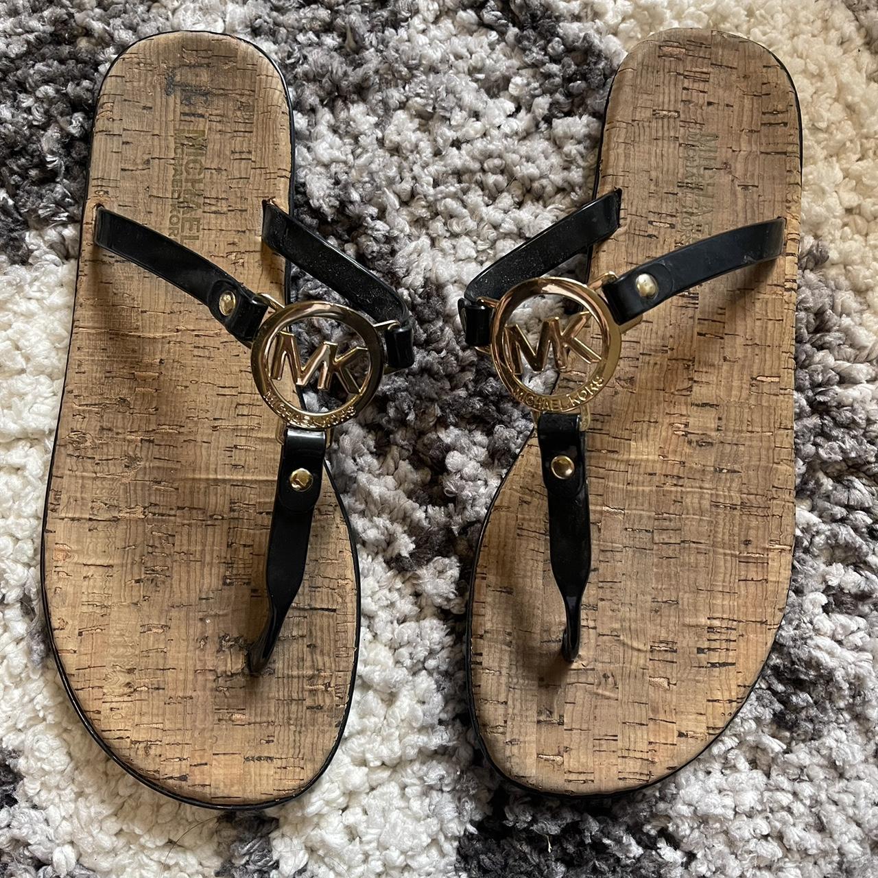 Michael kors deals sandals tan