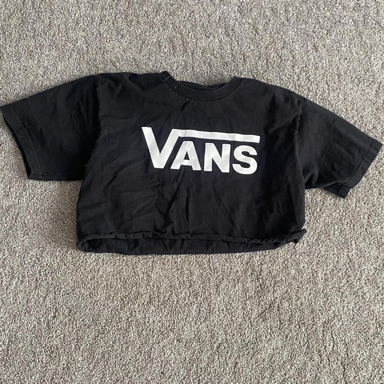 cropped vans shirt lil bit of cracking... Depop