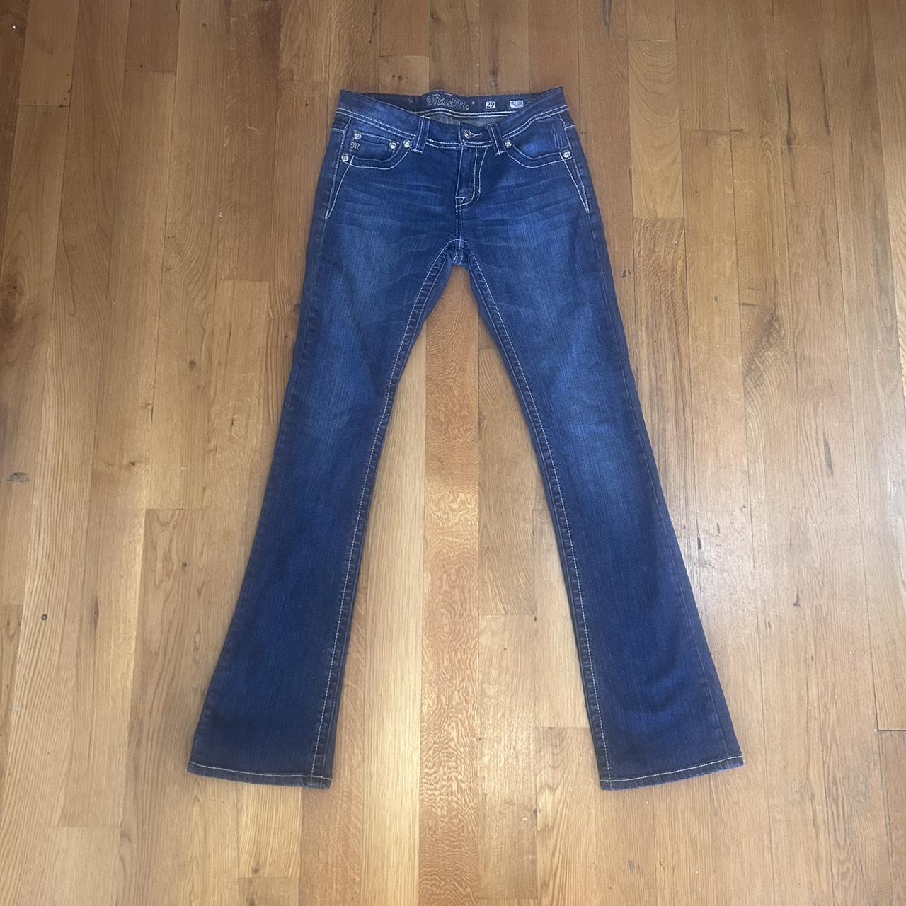 miss me bedazzled/embellished and embroidered low... Depop