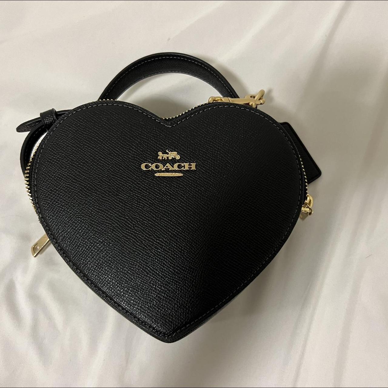 Coach Heart Purse
 COACH heart bag in black authentic brand new Depop