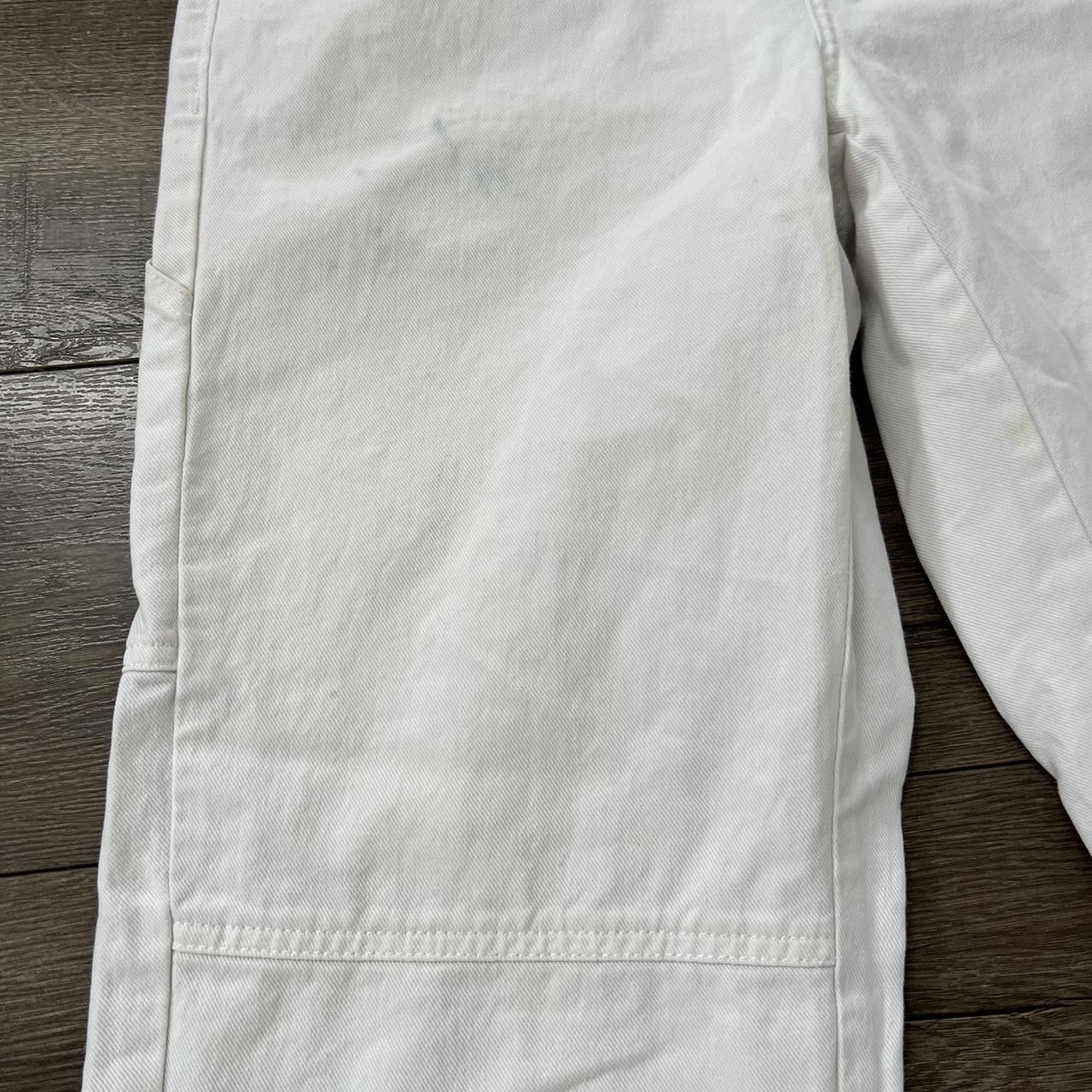 Everlane Women's White Trousers | Depop