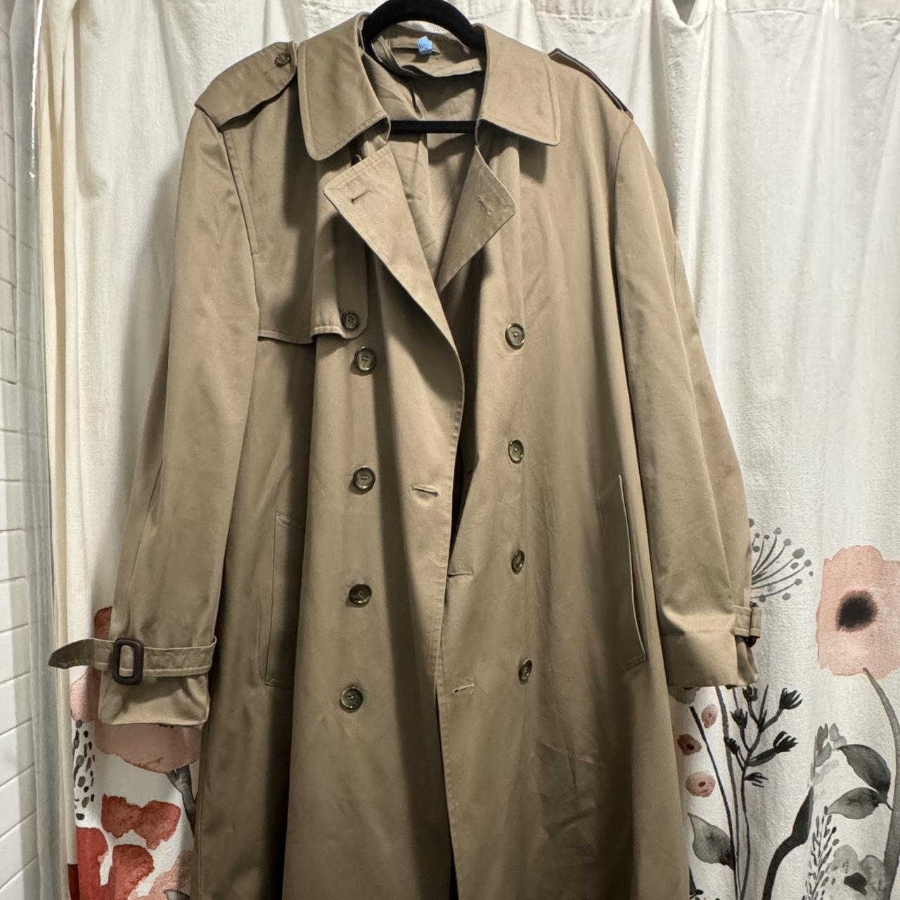 Vintage london fog hot sale trench coat mens