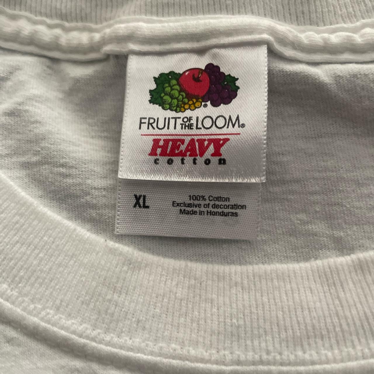 Fruit of the Loom Men's White T-shirt | Depop