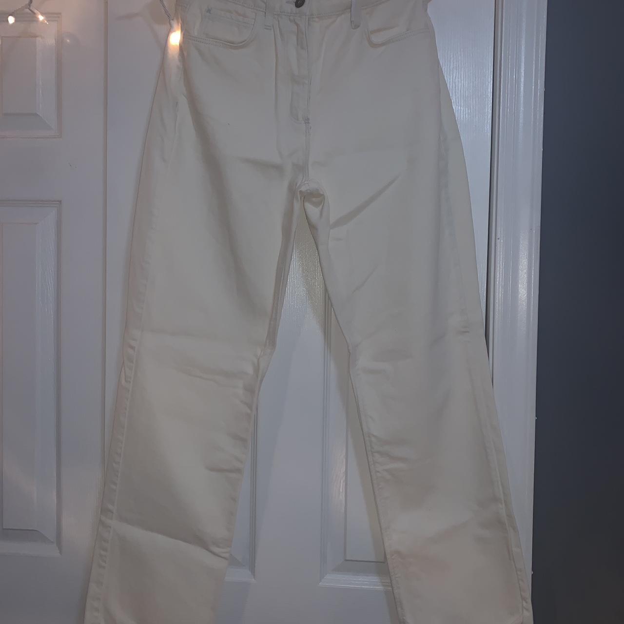 ASOS Women's Cream Jeans Depop
