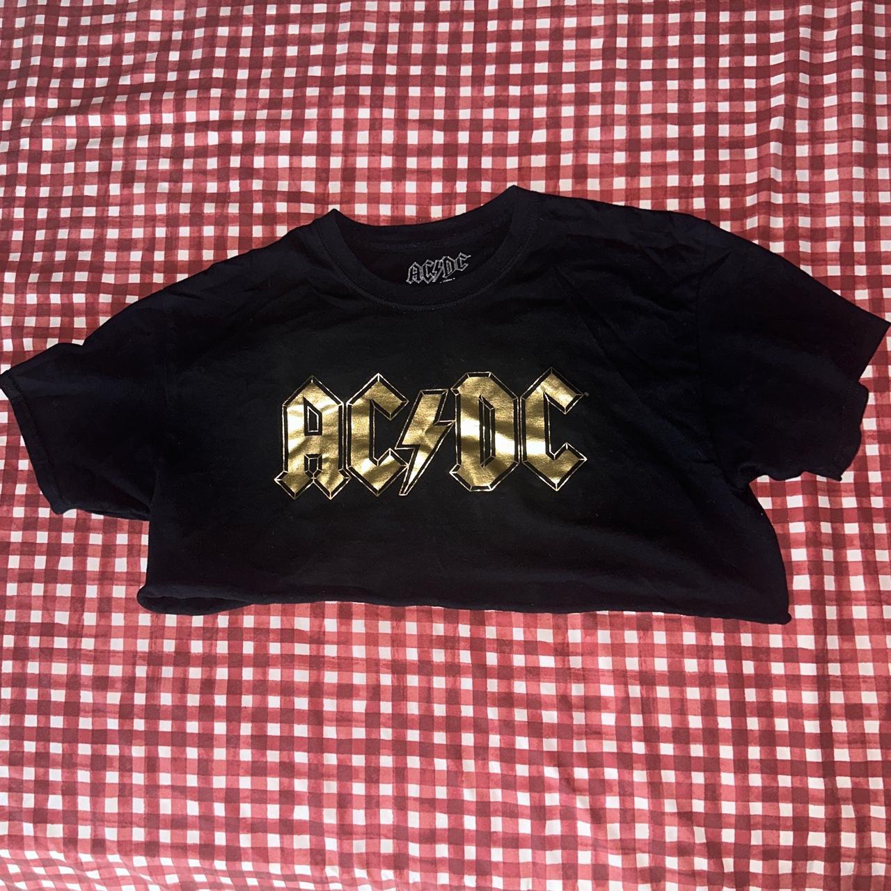 AC/DC Crop top #ACDC #croptop - Depop